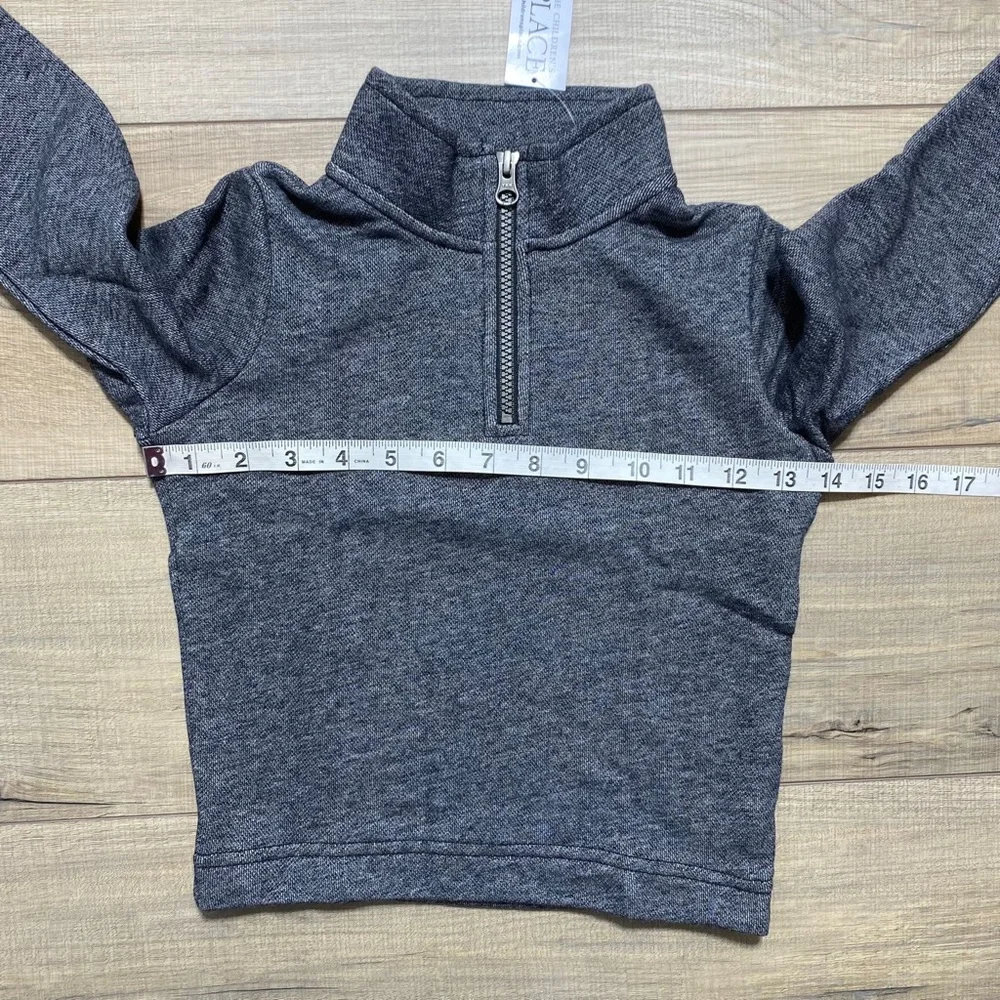 The Children’s Place Boys‎ Half Zip Mock Neck Pullover Size 3T Black